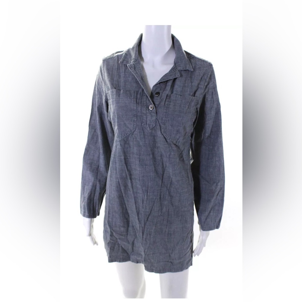 A.P.C. Rue Madame Paris Chambray Shirt/Dress